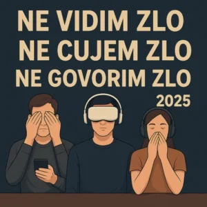 Tri osobe koje simbolično ignorišu zlo – ne vide, ne čuju i ne govore