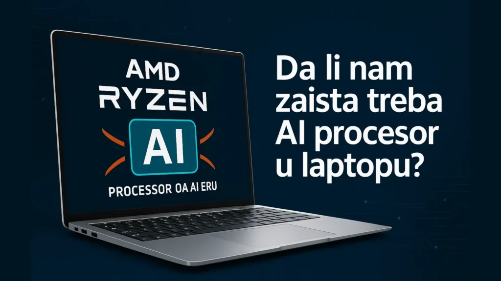 Logo AMD Ryzen AI 300 serije procesora