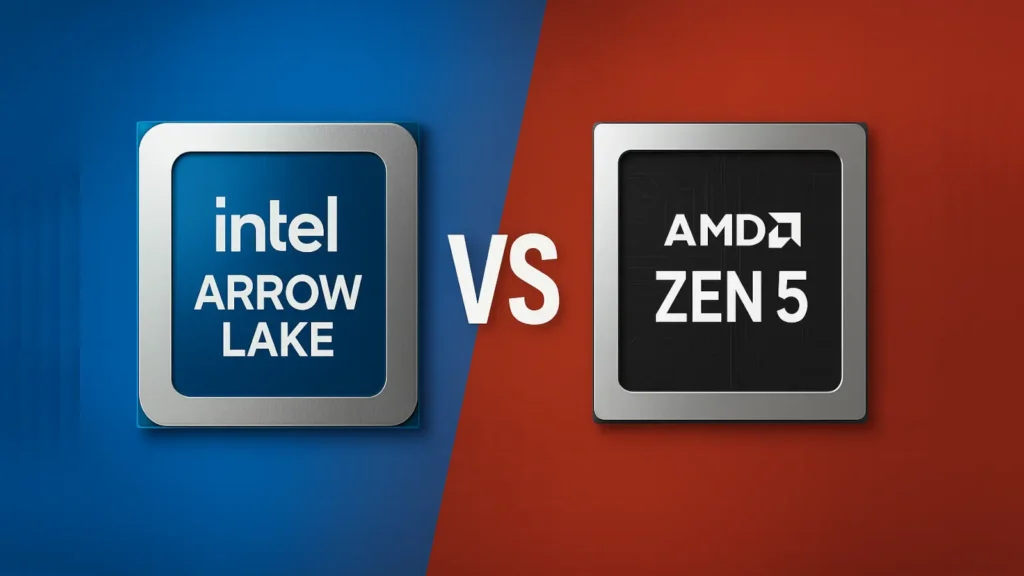 Intel Arrow Lake vs AMD Zen 5 – poređenje procesora za gejming 2025