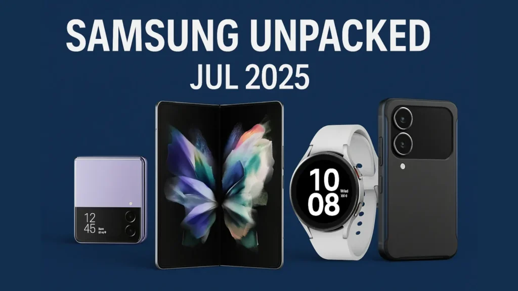 Samsung Unpacked jul 2025 – Galaxy Z Fold 7, Z Flip 7 i Watch 8