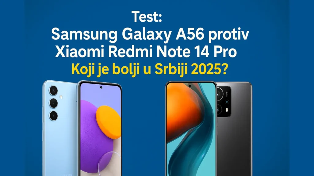 Uporedni test Samsung Galaxy A56 i Redmi Note 14 Pro u Srbiji 2025