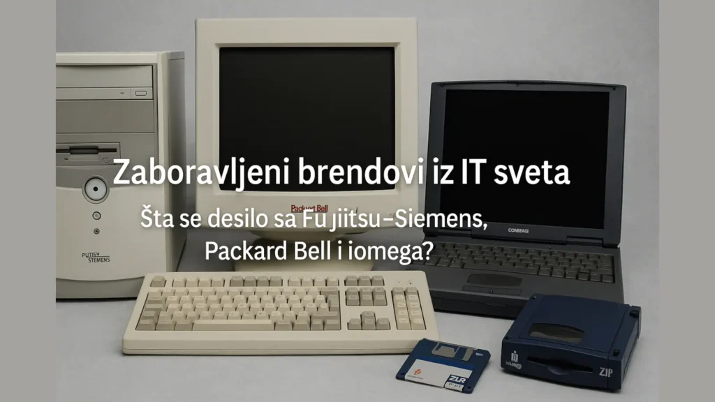 Četiri stara IT brenda: Fujitsu-Siemens, Packard Bell, Compaq i iomega – nostalgični prikaz računara i opreme