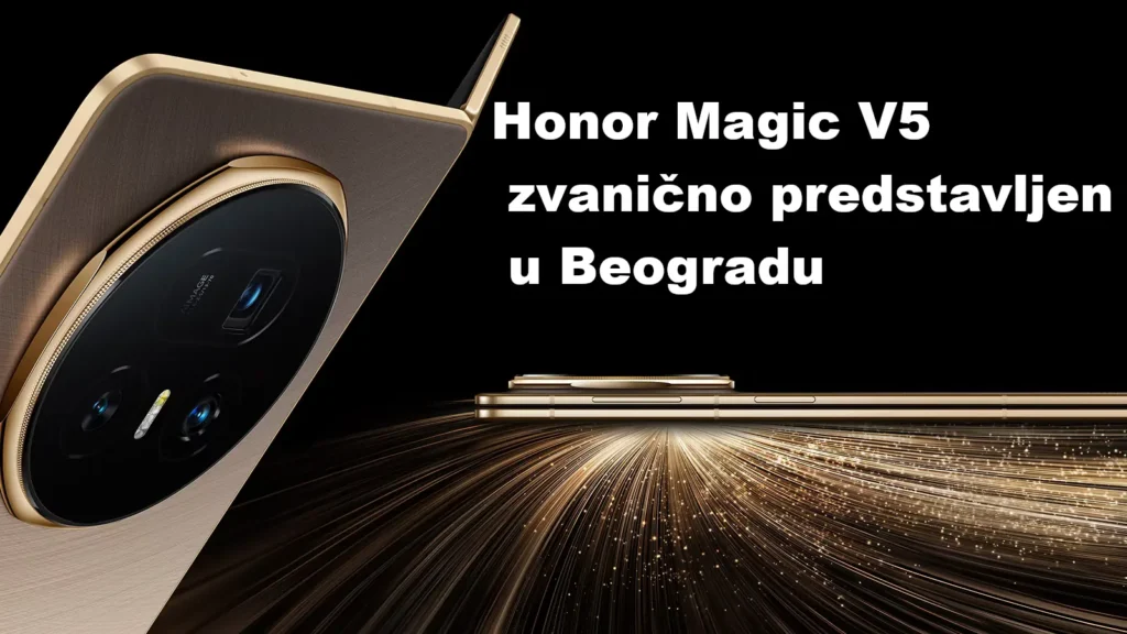 Honor Magic V5 zvanično predstavljen u Beogradu – 3D prikaz sklopljenog i rasklopljenog telefona
