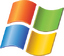 Stilizovan retro logo za Windows XP sa minimalističkim prozorom na jednobojnoj pozadini, u duhu ranih verzija Windows operativnog sistema.